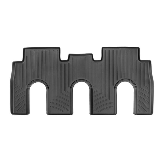 WeatherTech Custom Fit FloorLiners compatible with 2016-2017 Tesla Model X - 2nd Row, Black