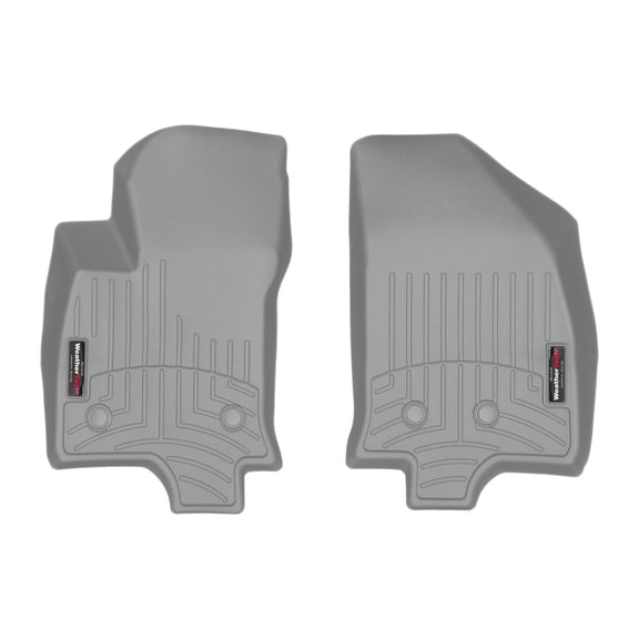 WeatherTech Custom Fit FloorLiners compatible with 2016-2019 Chevrolet Volt - 1st Row (Driver & Passenger), Grey