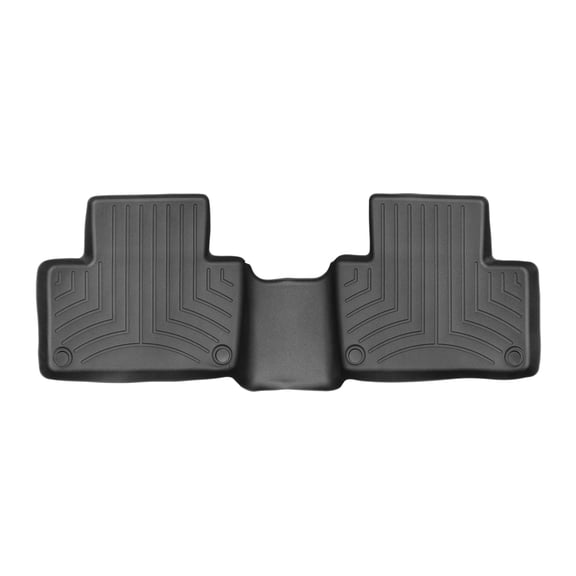 WeatherTech Custom Fit FloorLiners compatible with 2016-2019 Volvo XC90 - 2nd Row, Black