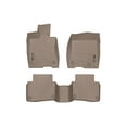 thumbnail image 1 of WeatherTech Custom Fit FloorLiners compatible with 2016-2020 Acura RLX - 1st & 2nd Row, Tan, 1 of 5