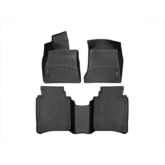 WeatherTech Custom Fit FloorLiners compatible with 2016-2020 Mercedes Maybach - 1st & 2nd Row, Black