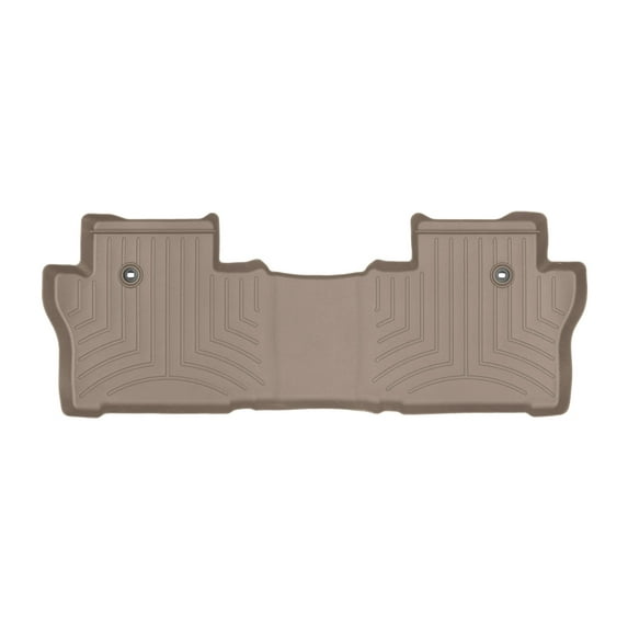 WeatherTech Custom Fit FloorLiners compatible with 2016-2022 Honda Pilot - 2nd Row, Tan