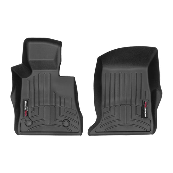 WeatherTech Custom Fit FloorLiners compatible with 2016-2024 Chevrolet Camaro - 1st Row (Driver & Passenger), Black
