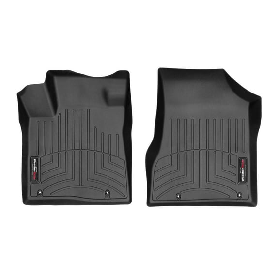 WeatherTech Custom Fit FloorLiners compatible with 2019-2024 Nissan Murano - 1st Row (Driver & Passenger), Black