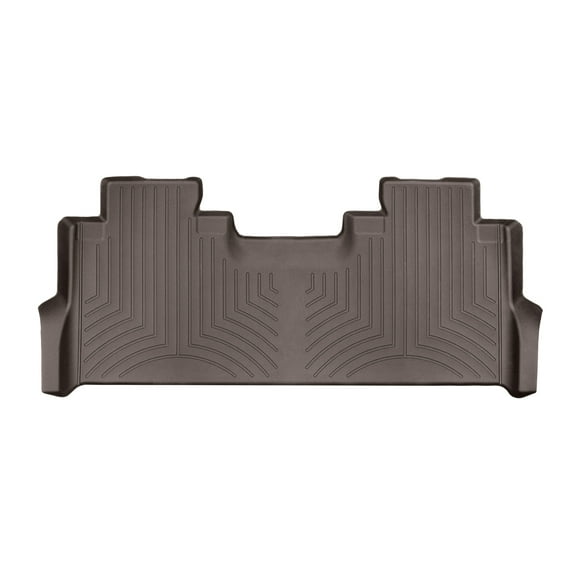 WeatherTech Custom Fit FloorLiners compatible with 2020-2022 Ford Super Duty - 2nd Row, Cocoa