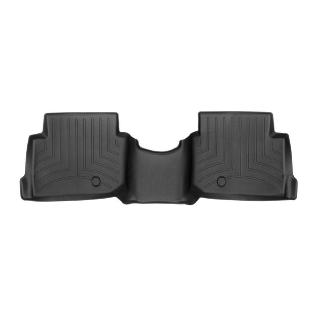 WeatherTech Custom Fit FloorLiners compatible with 2017-2019 Hyundai Ioniq Electric - 2nd Row, Black