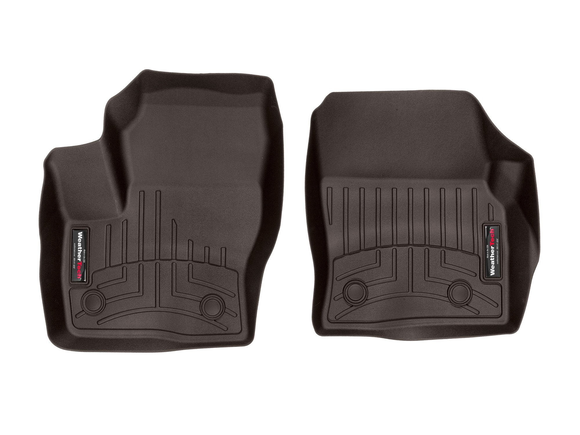 MAXLINER Floor Mats For Lincoln MKC 2013-2017 - Complete Set Black, All-Weather Protection With Raised Lip