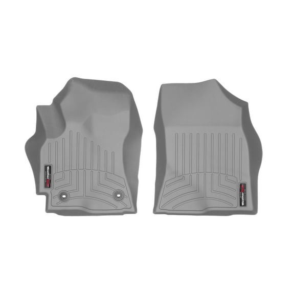 WeatherTech Custom Fit FloorLiners compatible with 2017-2019 Toyota Corolla - 1st Row (Driver & Passenger), Grey