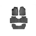 thumbnail image 1 of WeatherTech Custom Fit FloorLiners compatible with 2017-2020 Acura MDX - Complete Set (1st, 2nd, & 3rd Row), Black, 1 of 5