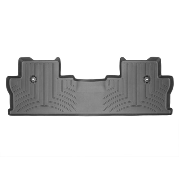 WeatherTech Custom Fit FloorLiners compatible with 2017-2026 Honda Ridgeline - 2nd Row, Black
