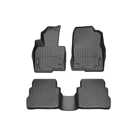 WeatherTech Custom Fit FloorLiners compatible with 2017-2025 Mazda CX-5 - 1st & 2nd Row, Black