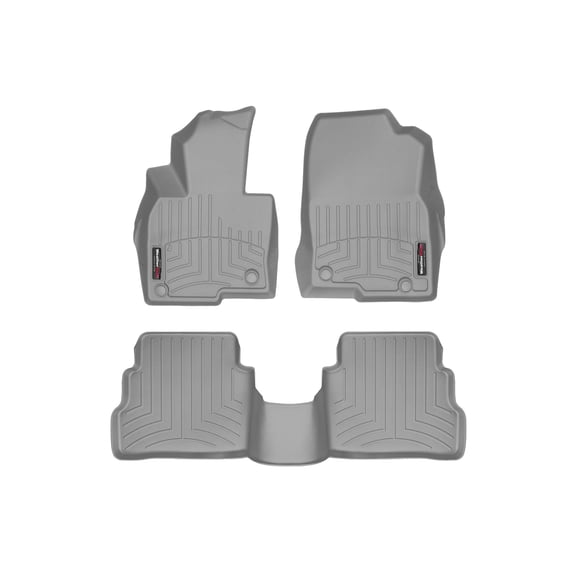WeatherTech Custom Fit FloorLiners compatible with 2017-2025 Mazda CX-5 - 1st & 2nd Row, Grey