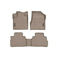 thumbnail image 1 of WeatherTech Custom Fit FloorLiners compatible with 2018-2018 Nissan Murano - 1st & 2nd Row, Tan, 1 of 5