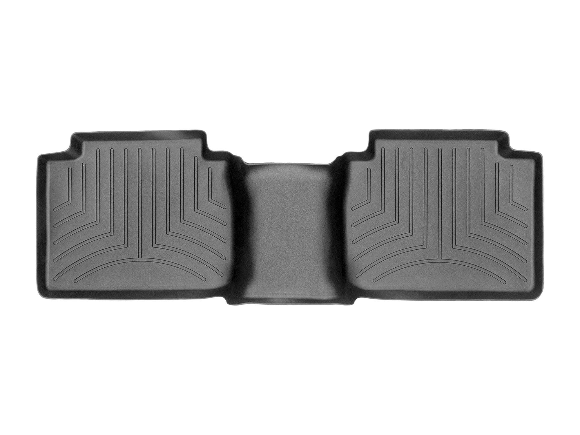 WeatherTech Custom Fit FloorLiners compatible with 2020-2024 Toyota Camry - 2nd Row, Black
