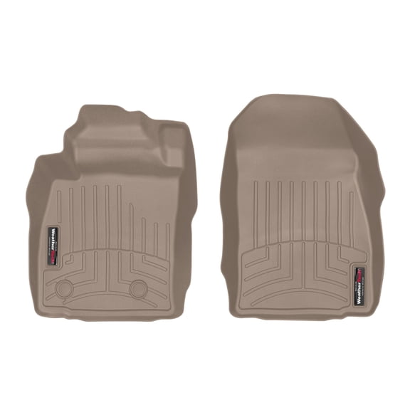 WeatherTech Custom Fit FloorLiners compatible with 2018-2022 Ford EcoSport - 1st Row (Driver & Passenger), Tan