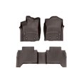 thumbnail image 1 of WeatherTech Custom Fit FloorLiners compatible with 2018-2023 Toyota Tacoma - 1st & 2nd Row, Cocoa, 1 of 5