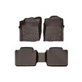 thumbnail image 1 of WeatherTech Custom Fit FloorLiners compatible with 2018-2023 Toyota Tacoma - 1st & 2nd Row, Cocoa, 1 of 3