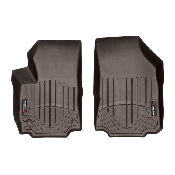 WeatherTech Custom Fit FloorLiners compatible with 2018-2024 Chevrolet Equinox - 1st Row (Driver & Passenger), Cocoa
