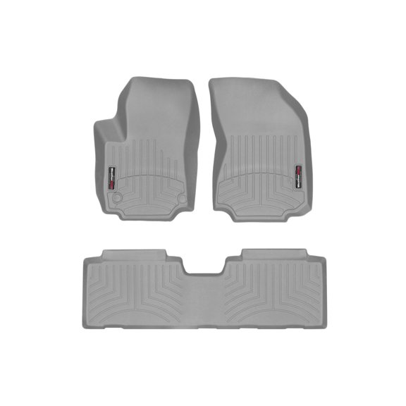 WeatherTech Custom Fit FloorLiners compatible with 2018-2024 GMC Terrain - 1st & 2nd Row, Grey