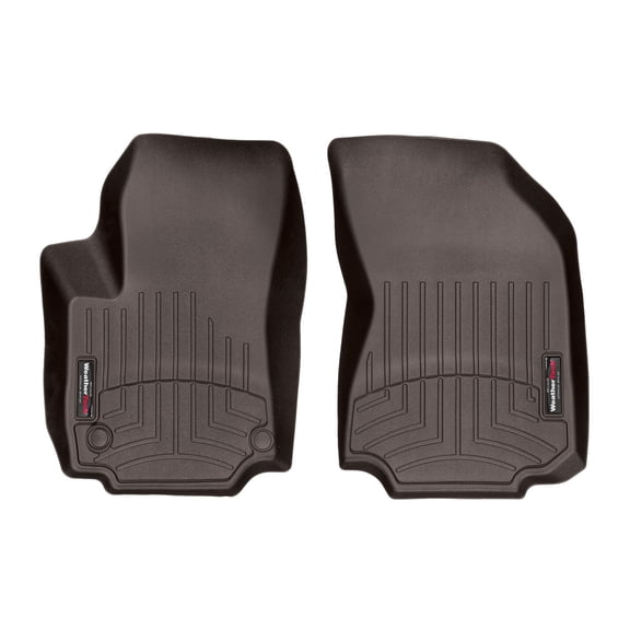 WeatherTech Custom Fit FloorLiners compatible with 2018-2024 GMC Terrain - 1st Row (Driver & Passenger), Cocoa