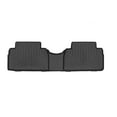 thumbnail image 1 of WeatherTech Custom Fit FloorLiners compatible with 2019-2020 Hyundai Santa Fe - 2nd Row, Black, 1 of 4