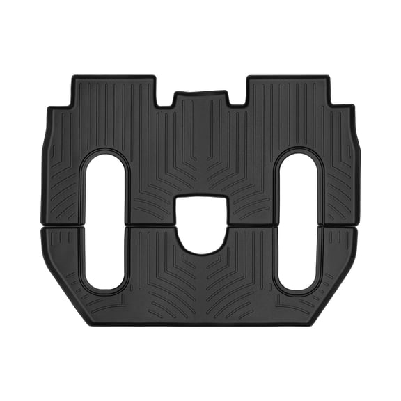 WeatherTech Custom Fit FloorLiners compatible with 2019-2020 Tesla Model X - One piece - 2nd and 3rd row coverage, Black