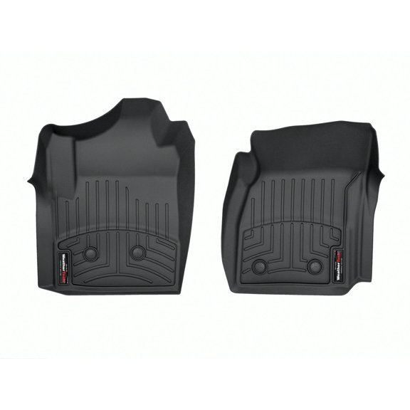 WeatherTech Custom Fit FloorLiners compatible with 2019-2023 International CV Series - 1st Row (Driver & Passenger), Black