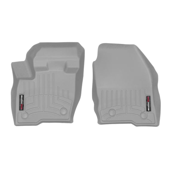 WeatherTech Custom Fit FloorLiners compatible with 2019-2023 Lincoln Nautilus - 1st Row (Driver & Passenger), Grey