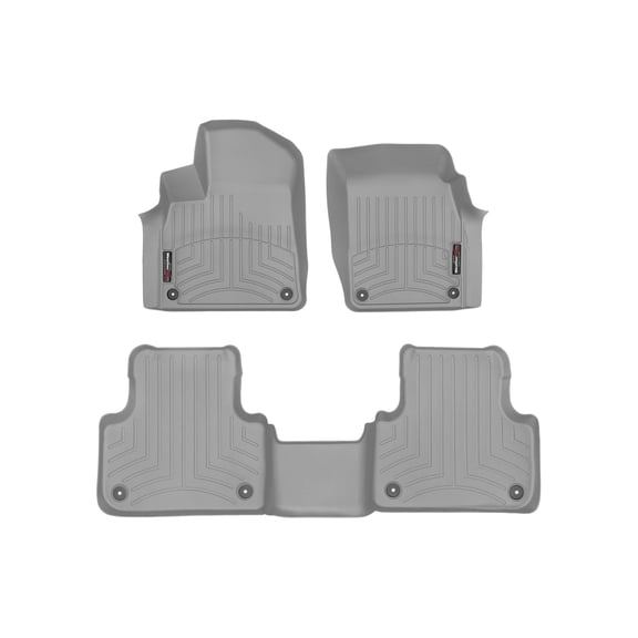 WeatherTech Custom Fit FloorLiners compatible with Lamborghini Urus, urusse - 1st & 2nd Row, Grey