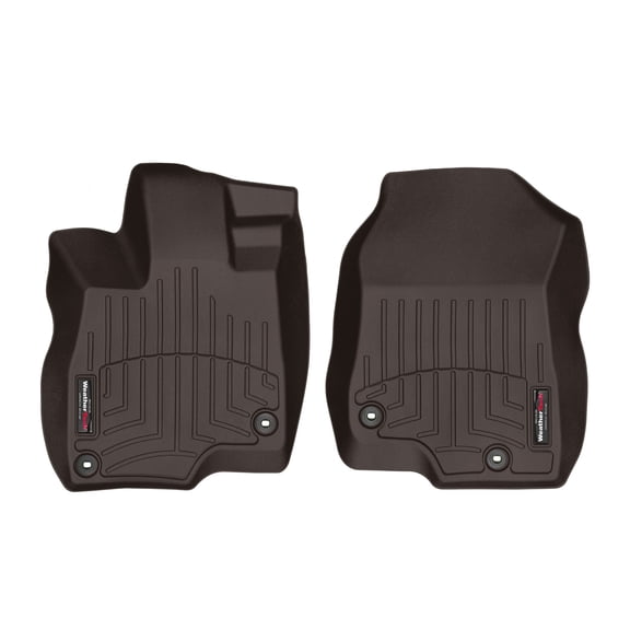 WeatherTech Custom Fit FloorLiners compatible with 2019-2026 Acura RDX - 1st Row (Driver & Passenger), Cocoa