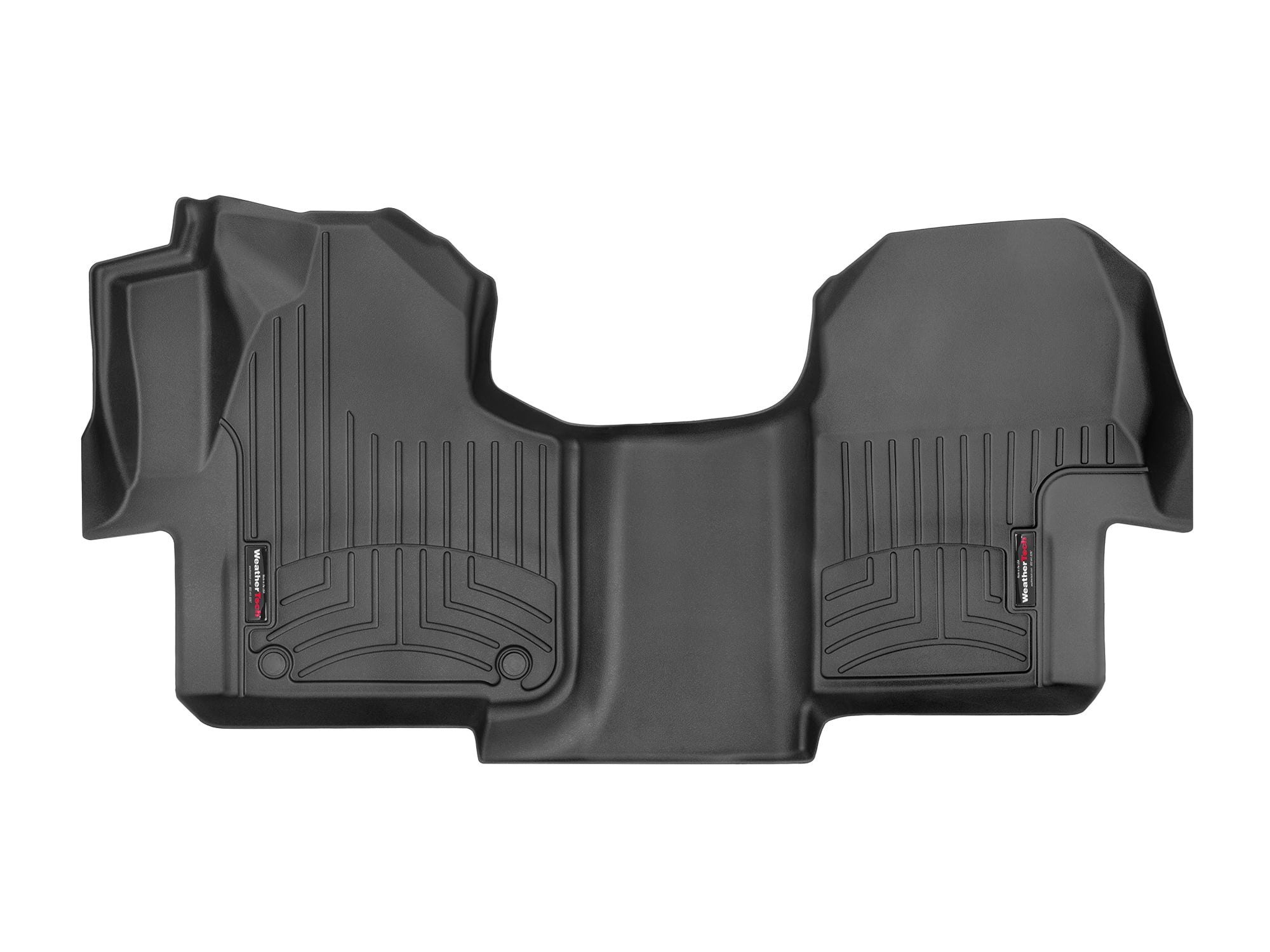 WeatherTech Custom Fit FloorLiners compatible with 2026-2026 Mercedes Sprinter - 1st Row - Over The Hump, Black