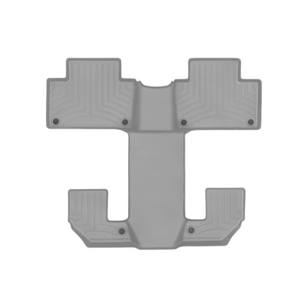 WeatherTech Custom Fit FloorLiners compatible with 2020-2020 Volvo XC90 - One piece - 2nd and 3rd row coverage, Grey