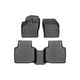 thumbnail image 1 of WeatherTech Custom Fit FloorLiners compatible with 2020-2024 VW Tiguan - 1st & 2nd Row, Black, 1 of 5