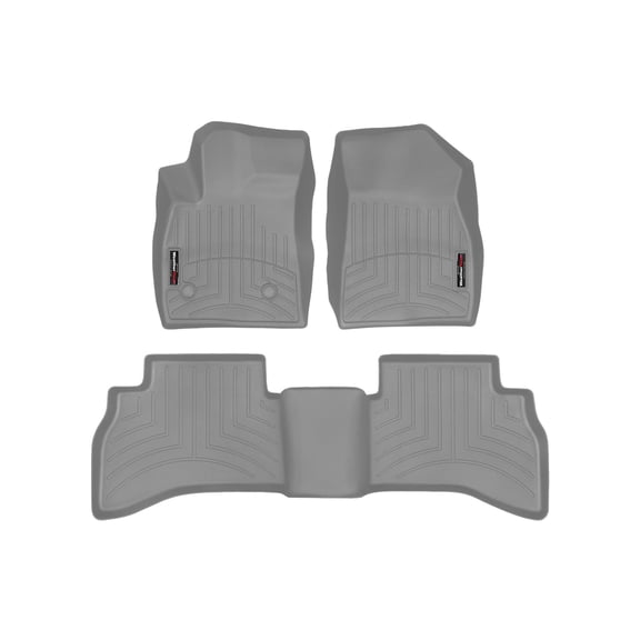 WeatherTech Custom Fit FloorLiners compatible with 2020-2026 Buick Encore GX - 1st & 2nd Row, Grey