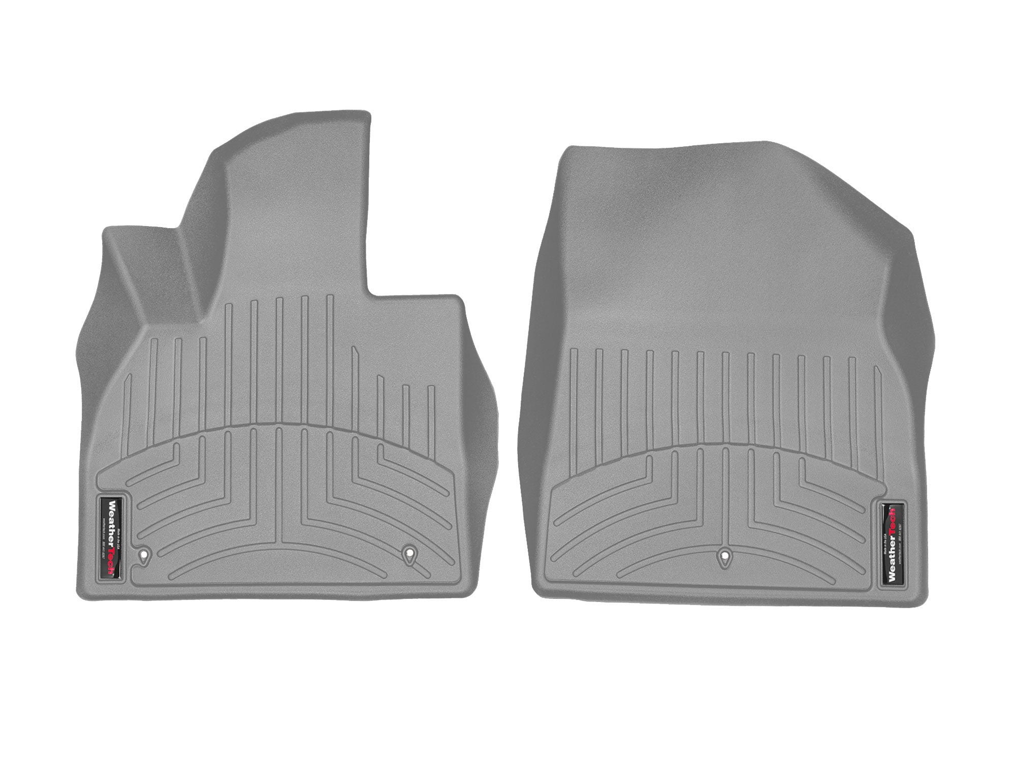 WeatherTech Custom Fit FloorLiners compatible with 2020-2025 Hyundai Palisade - 1st Row (Driver & Passenger), Grey