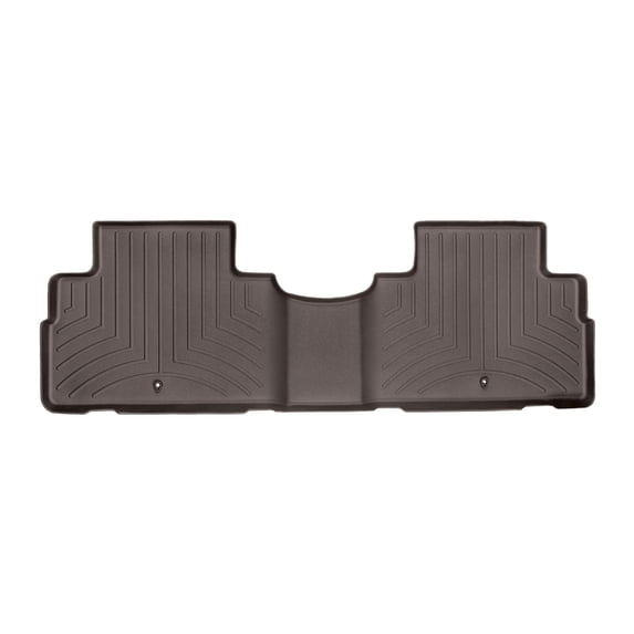 WeatherTech Custom Fit FloorLiners compatible with 2020-2025 Hyundai Palisade - 2nd Row, Cocoa