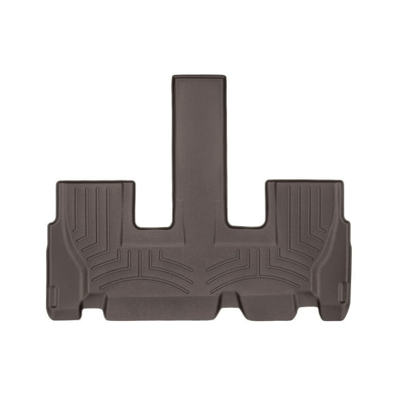 WeatherTech Custom Fit FloorLiners compatible with 2020-2025 Hyundai Palisade - 3rd Row, Cocoa