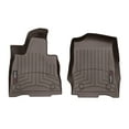thumbnail image 1 of WeatherTech Custom Fit FloorLiners compatible with 2020-2026 Lincoln Aviator - 1st Row (Driver & Passenger), Cocoa, 1 of 5