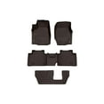 thumbnail image 1 of WeatherTech Custom Fit FloorLiners compatible with 2021-2021 Jeep Grand Cherokee L - Complete Set (1st, 2nd, & 3rd Row), Cocoa, 1 of 5