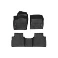 thumbnail image 1 of WeatherTech Custom Fit FloorLiners compatible with 2021-2022 Nissan Rogue - 1st & 2nd Row, Black, 1 of 5