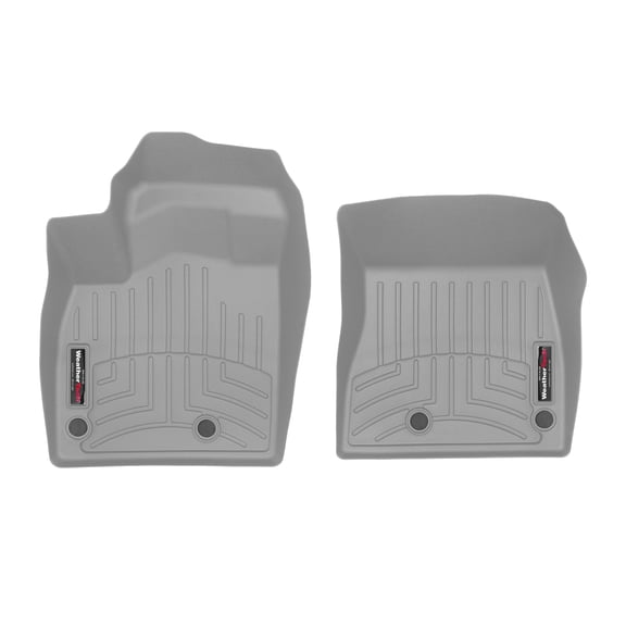 WeatherTech Custom Fit FloorLiners compatible with 2021-2022 Nissan Rogue - 1st Row (Driver & Passenger), Grey