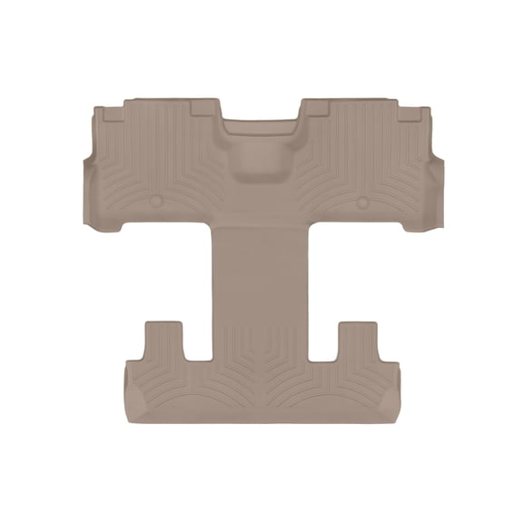 WeatherTech Custom Fit FloorLiners compatible with 2021-2024 Ford Expedition - One piece - 2nd and 3rd row coverage, Tan