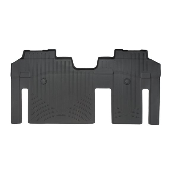 WeatherTech Custom Fit FloorLiners compatible with 2021-2025 Toyota Sienna - 2nd Row, Black