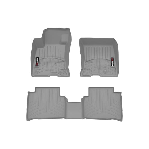 WeatherTech Custom Fit FloorLiners compatible with 2021-2026 Lincoln Corsair - 1st & 2nd Row, Grey