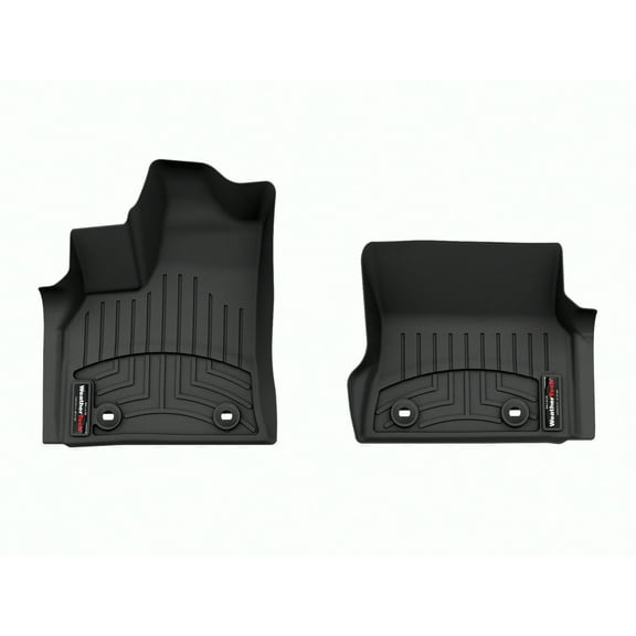 WeatherTech Custom Fit FloorLiners compatible with 2022-2024 Lexus LX - 1st Row (Driver & Passenger), Black