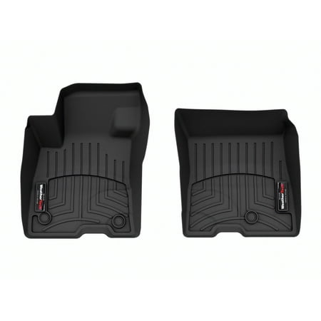 WeatherTech Custom Fit FloorLiners compatible with 2022-2026 Ford Maverick Hybrid - 1st Row (Driver & Passenger), Black