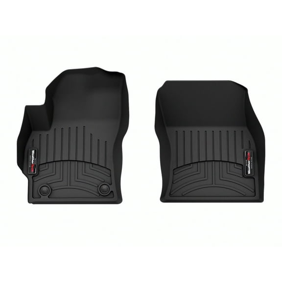 WeatherTech Custom Fit FloorLiners compatible with 2026-2026 Toyota Corolla Cross - 1st Row (Driver & Passenger), Black