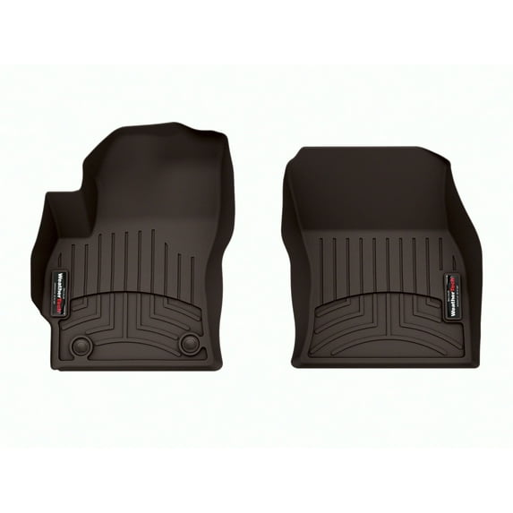 WeatherTech Custom Fit FloorLiners compatible with 2022-2025 Toyota Corolla Cross - 1st Row (Driver & Passenger), Cocoa