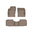 thumbnail image 1 of WeatherTech Custom Fit FloorLiners compatible with 2021-2021 Ford Escape - 1st & 2nd Row, Tan, 1 of 5