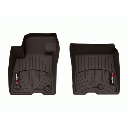 WeatherTech Custom Fit FloorLiners compatible with 2022-2026 Ford Maverick Hybrid - 1st Row (Driver & Passenger), Cocoa